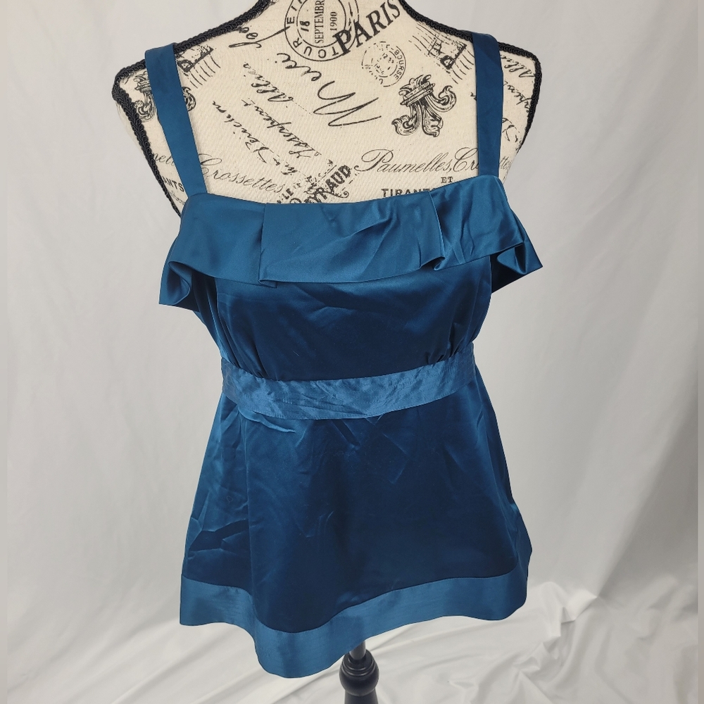The Limited Silky Topaz Blue Top NWT - Picture 4 of 6